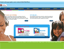 Tablet Screenshot of fundacionhjr.org